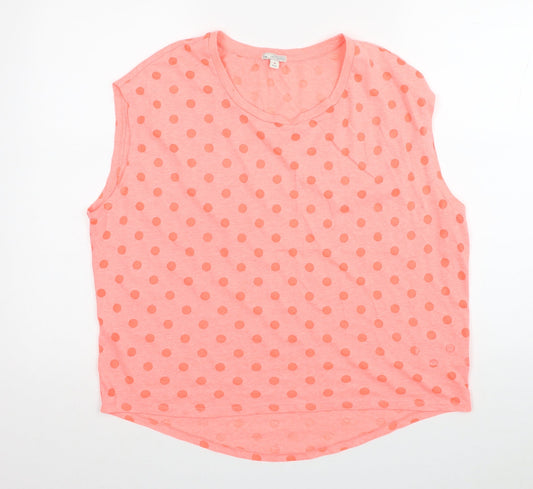 Womens UK Size M Gap Pink Basic T-Shirt