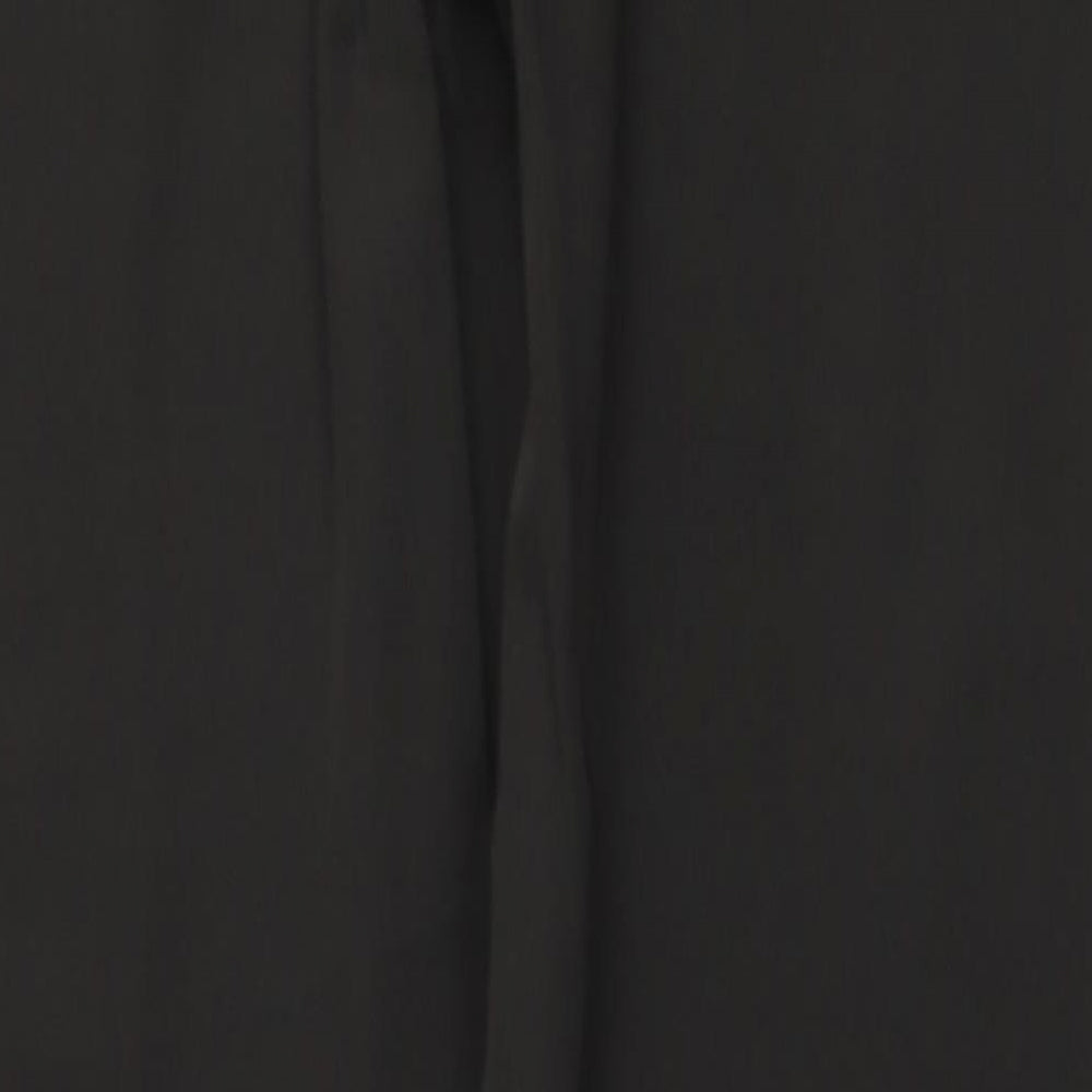 Strenesse Womens Brown Nylon Dress Pants Trousers Size 14 L30 in Regular Zip