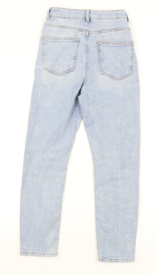 ASOS Mens Blue Cotton Skinny Jeans Size 26 in L30 in Regular Zip