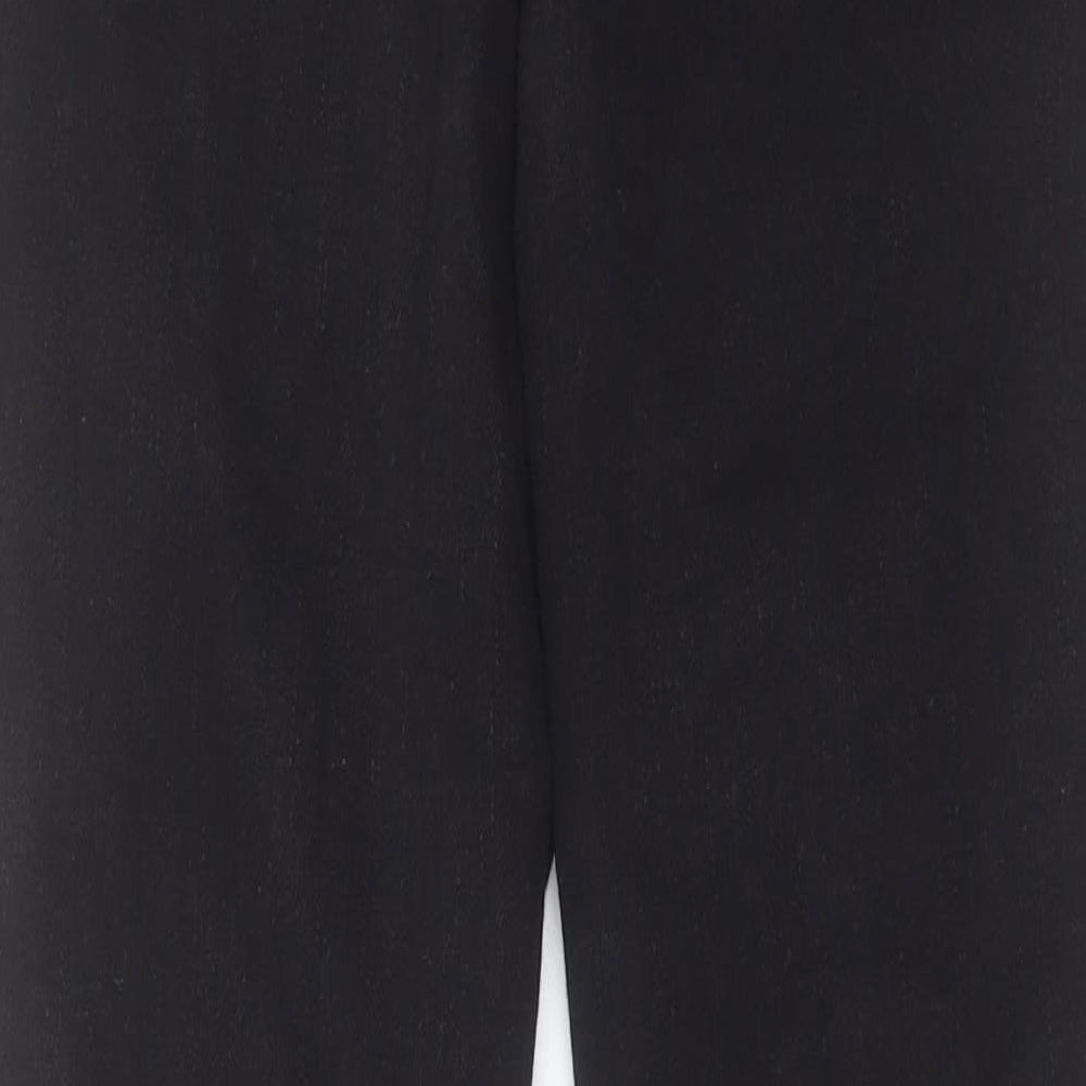 NEXT Womens Black Cotton Skinny Jeans Size 10 L29 in Regular Button
