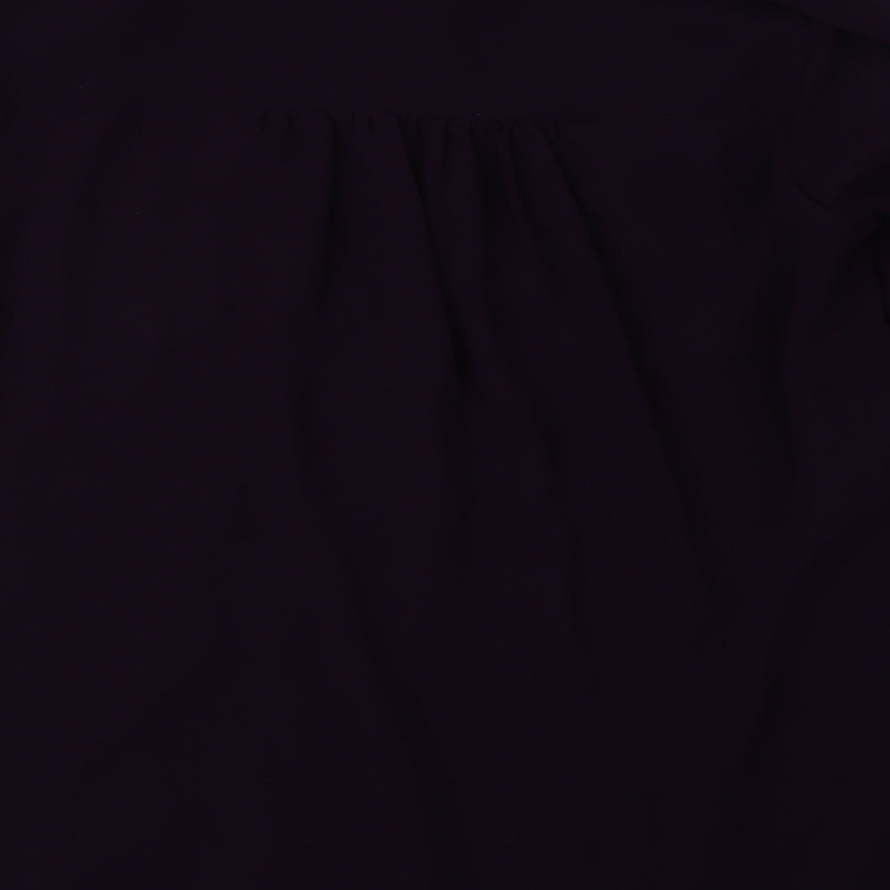 Womens UK Size S Episode Purple Basic Blouse