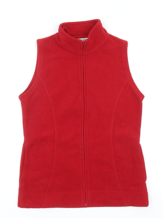 Womens UK Size S EWM Red Gilet