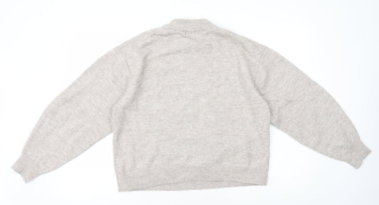 Womens UK Size S H&M Grey Pullover Jumper