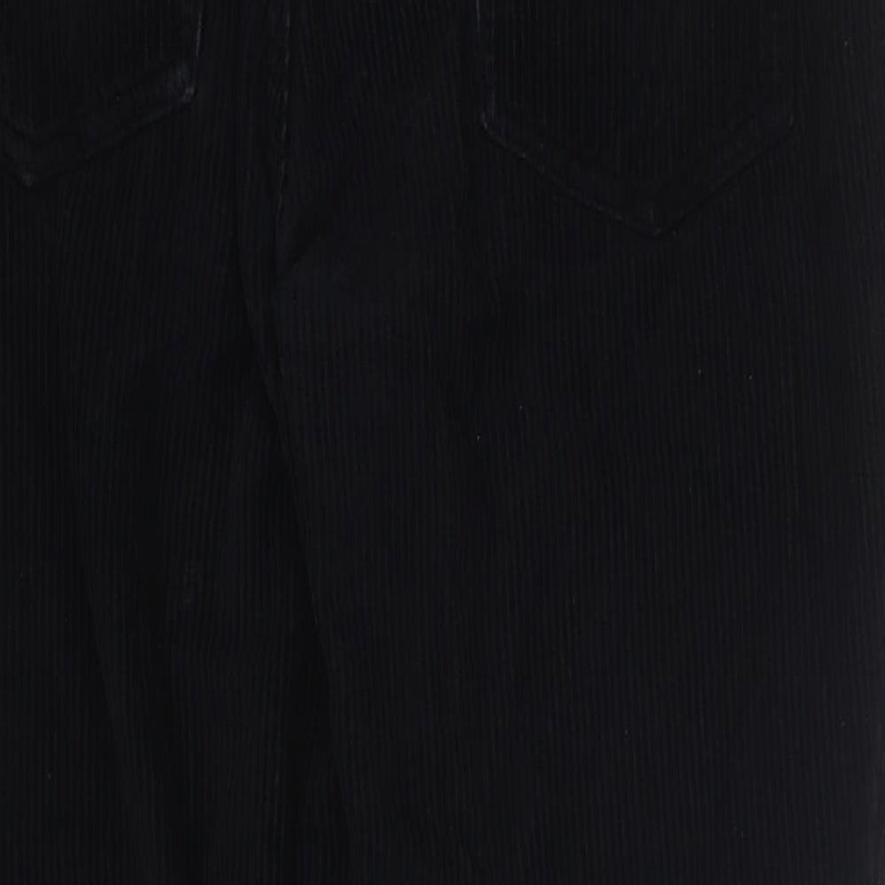 Urban Outfitters Womens Black Cotton Tapered Jeans Size 30 in L30 in Regular Button