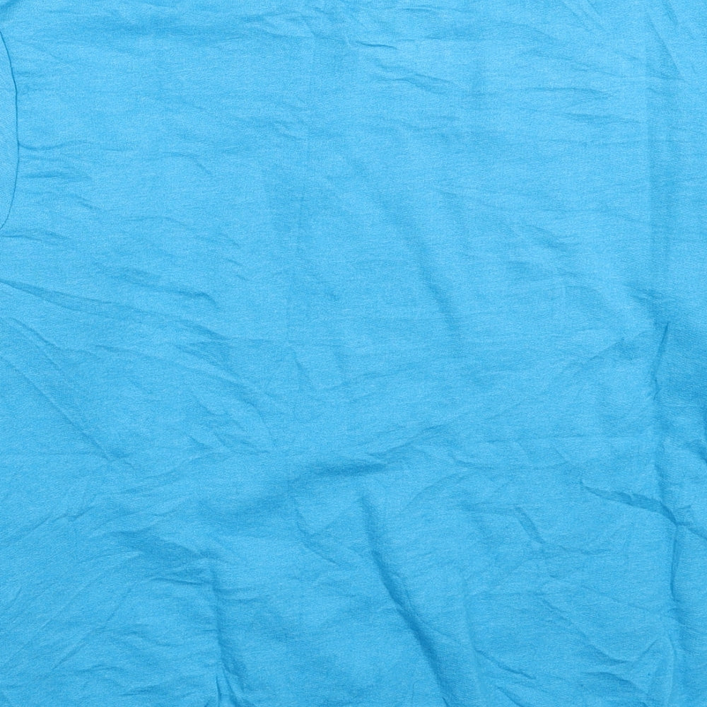 Hanes Womens Blue Cotton Pullover Sweatshirt Size M Pullover