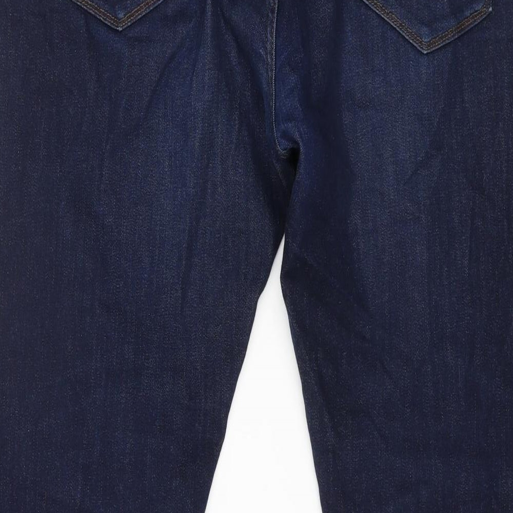 Womens UK Size 40 in Marks and Spencer Regular Fit Straight Blue Jeans