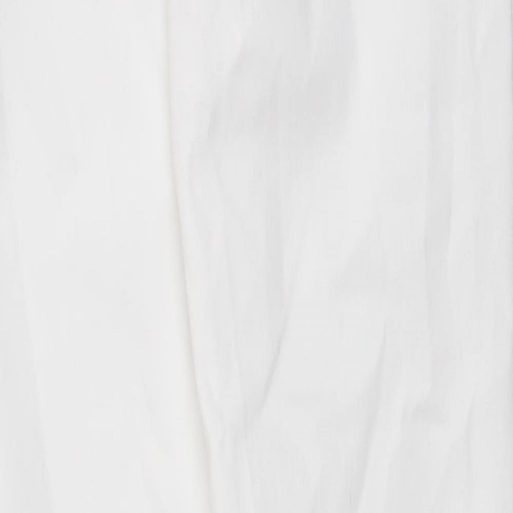 Womens UK Size 8 Marks and Spencer Regular Fit Skinny White Jeans
