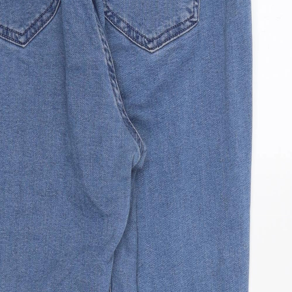 THE WHITE COMPANY Womens Blue Cotton Jegging Leggings Size 34 in L23 in