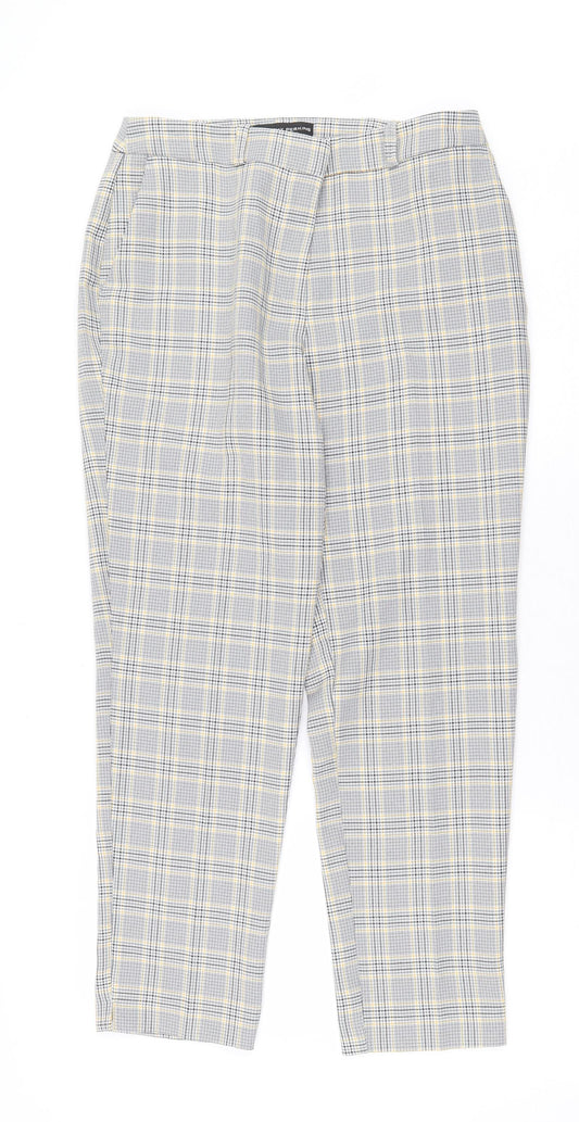 Womens UK Size 8 Dorothy Perkins Regular Fit Grey Trousers
