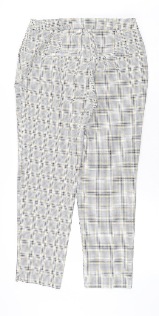 Womens UK Size 8 Dorothy Perkins Regular Fit Grey Trousers