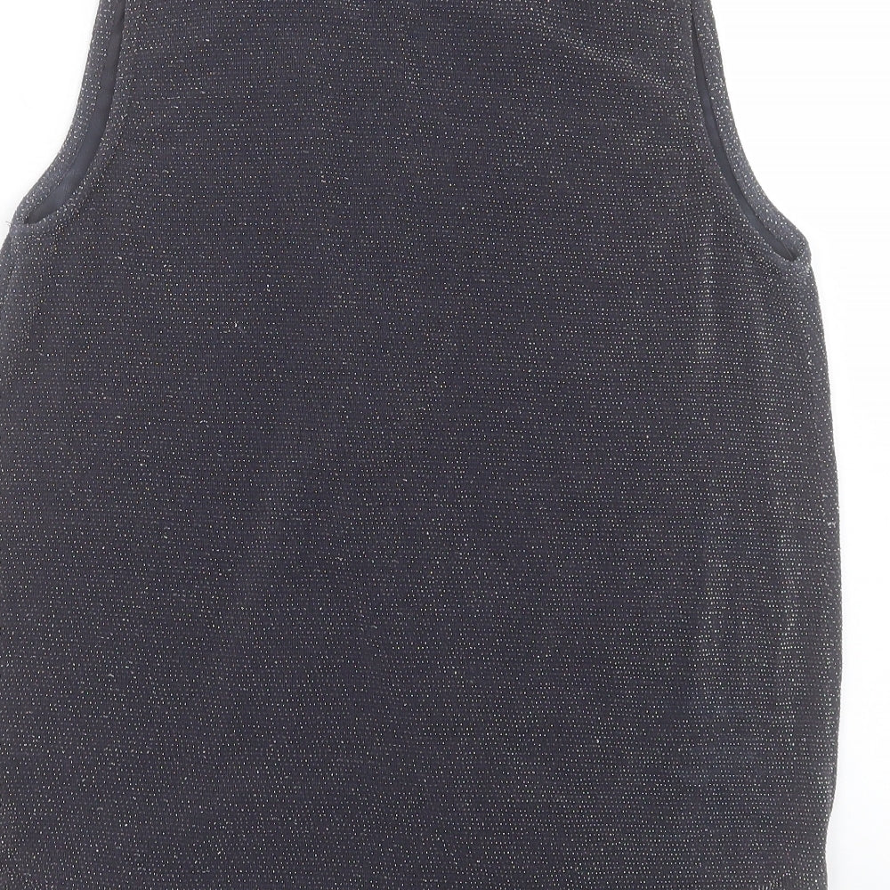 Papaya Womens Grey Polyamide Basic Tank Size 10 V-Neck
