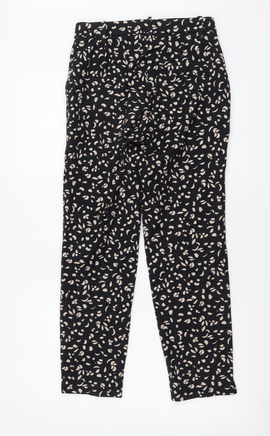 Womens UK Size 6 Marks and Spencer Regular Fit Chino Black Trousers