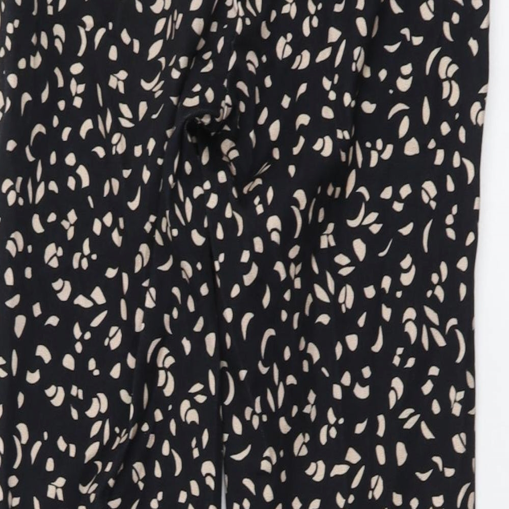 Womens UK Size 6 Marks and Spencer Regular Fit Chino Black Trousers