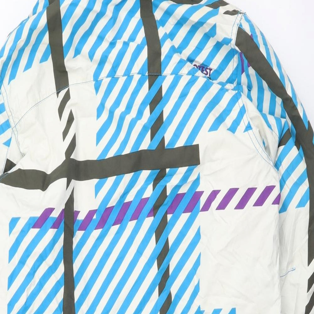 Womens UK Size S Protest Multicoloured Rain Coat