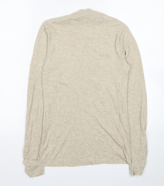 Womens UK Size 10 River Island Beige Pullover Jumper