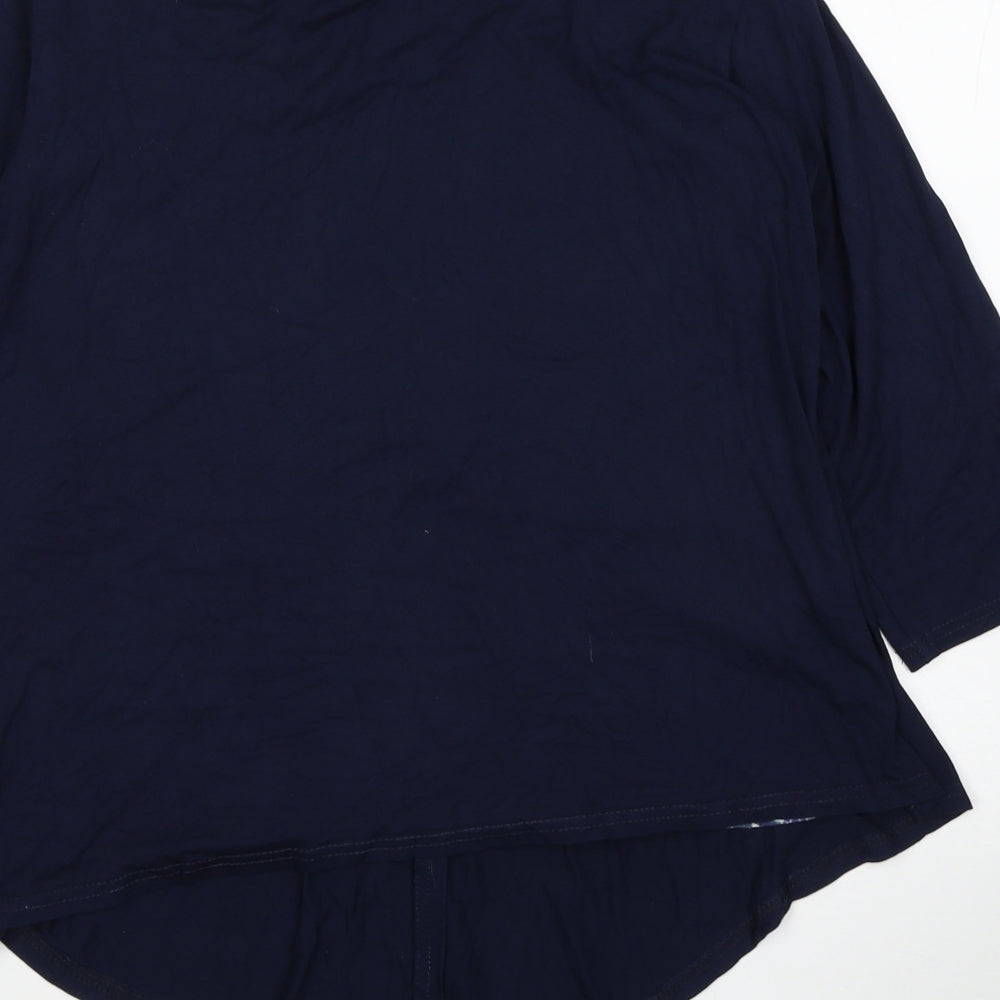 Womens UK Size M Reflections Multicoloured Basic Blouse
