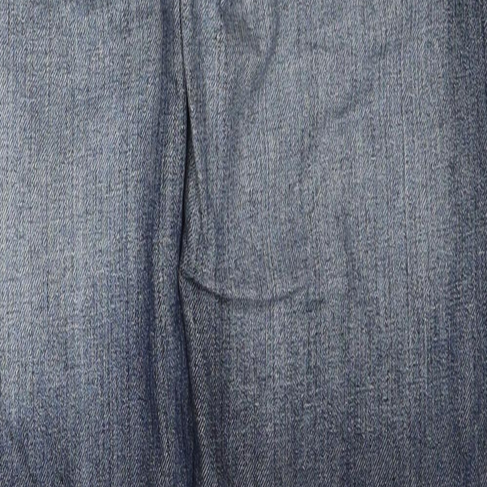 Mens UK Size 32 in People Regular Fit Straight Blue Jeans