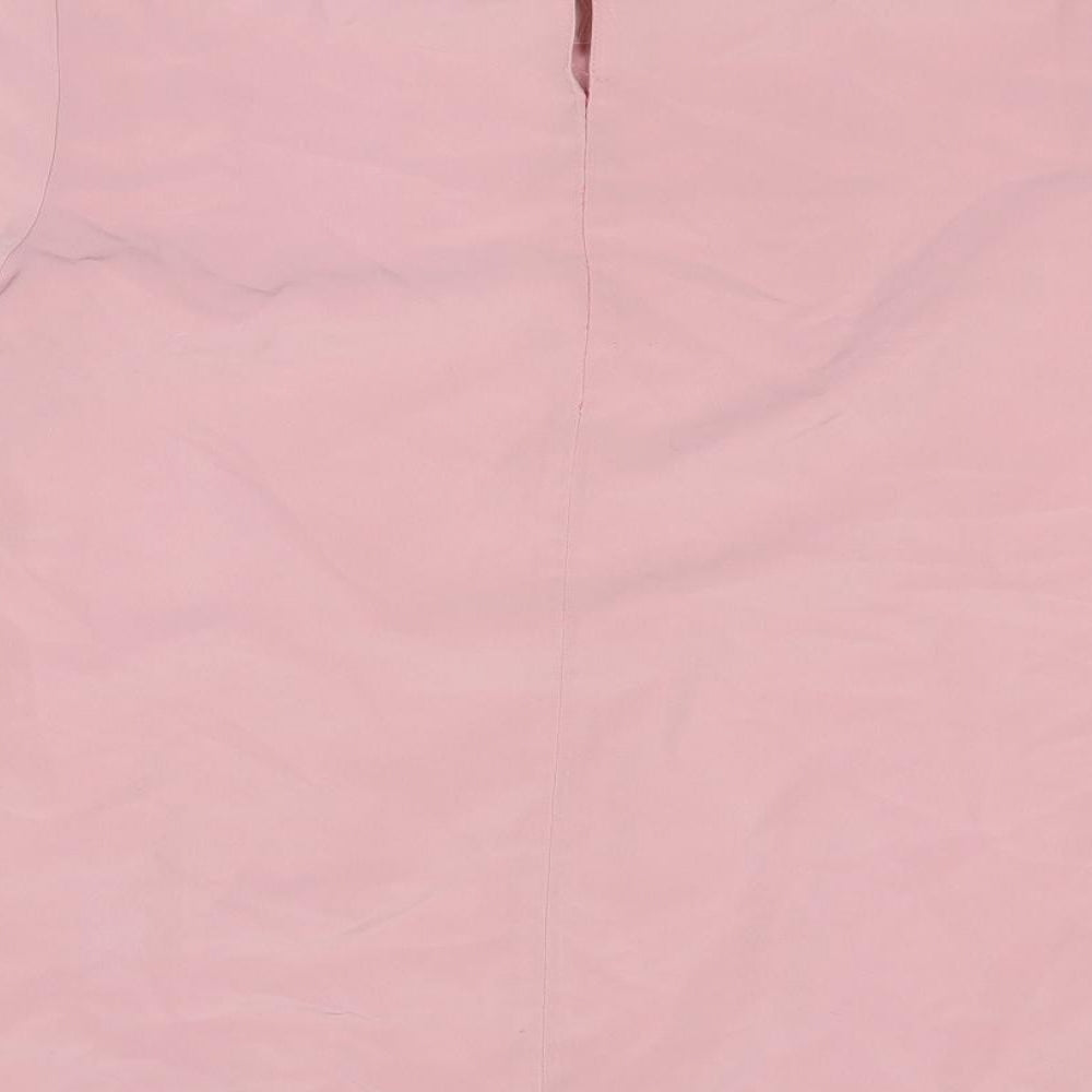 Womens UK Size 12 Daxon Pink Basic T-Shirt