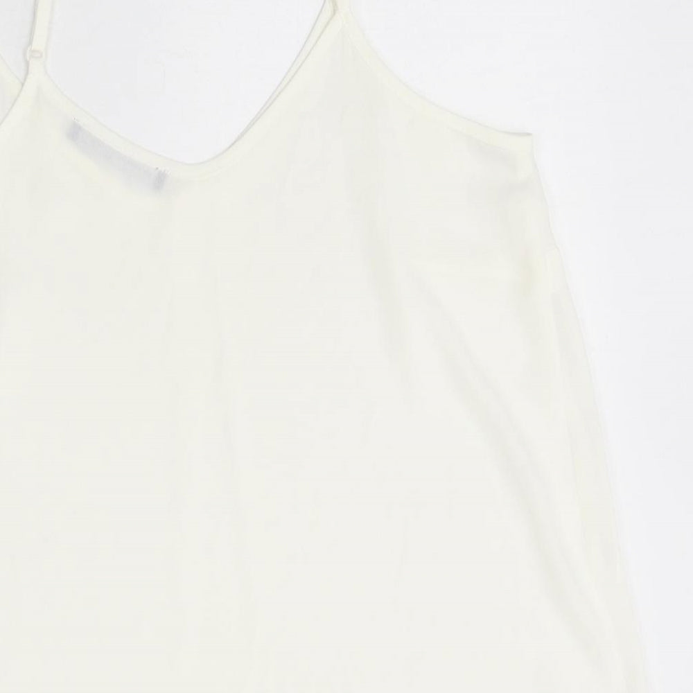 Womens UK Size 8 Atmopshere White Camisole Tank