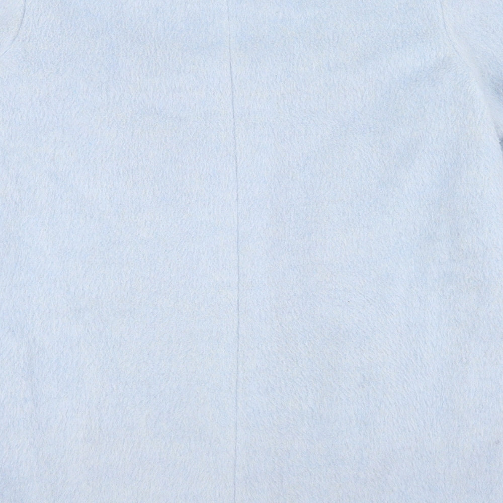 Womens UK Size 12 Marks and Spencer Blue Overcoat