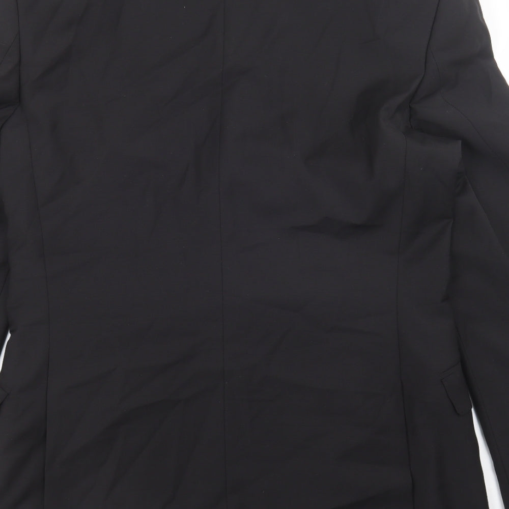 Mens UK Size 36 Burton Regular Black Suit Jacket