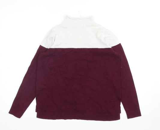Womens UK Size 10 Marks and Spencer Purple Pullover Jumper