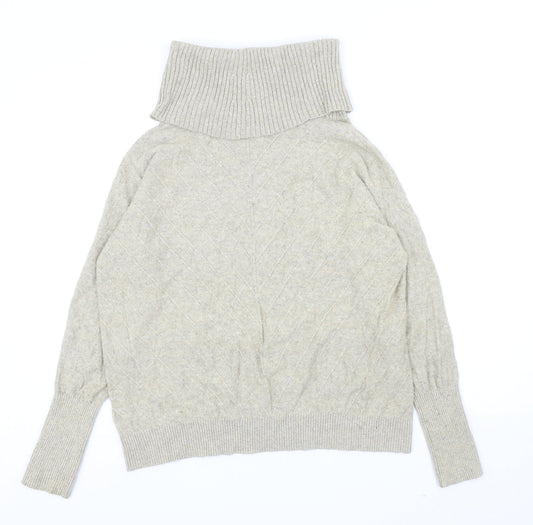 Womens UK Size 12 Principles Beige Pullover Jumper