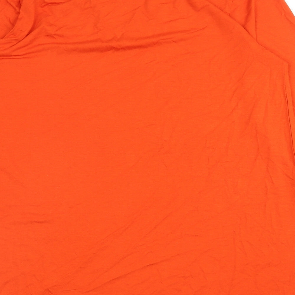 Womens UK Size M Masai Orange Basic T-Shirt