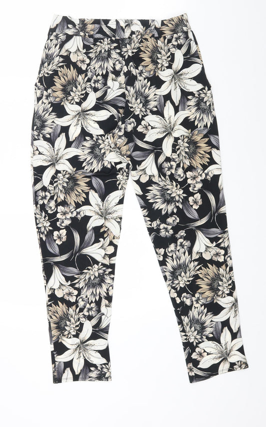 Womens UK Size 8 Wallis Regular Fit Jegging Multicoloured Trousers