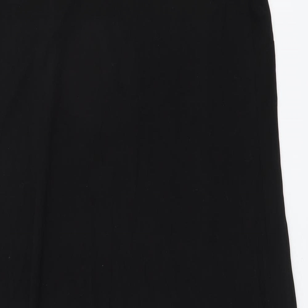 Taillissime Womens Black Polyester Tank Dress Size 16 Mock Neck Pullover