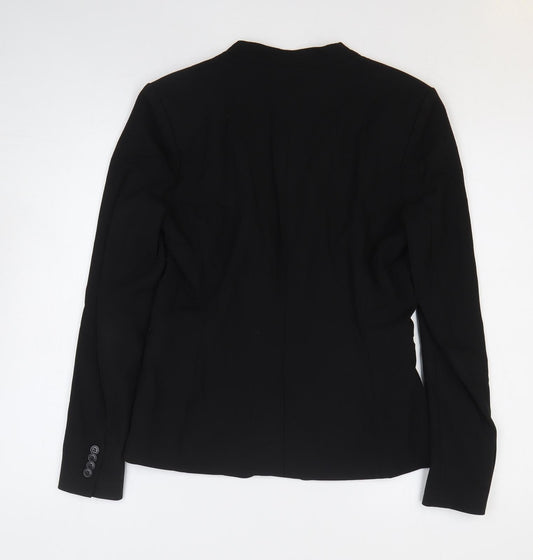 Womens UK Size 10 H&M Black Jacket
