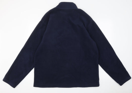 Mens UK Size L Preworn Blue Pullover Sweatshirt