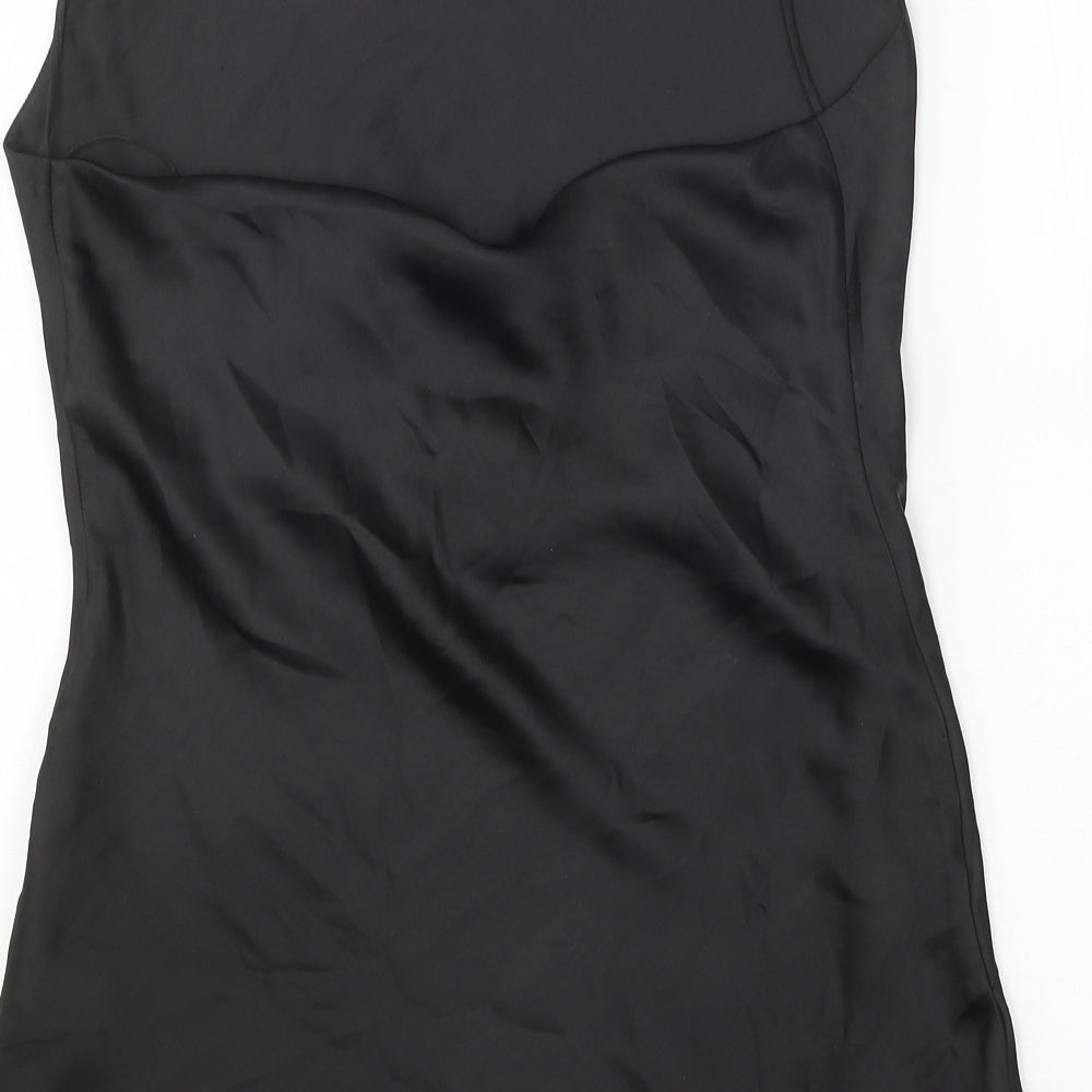 Womens UK Size M Zara Black Jersey Tank