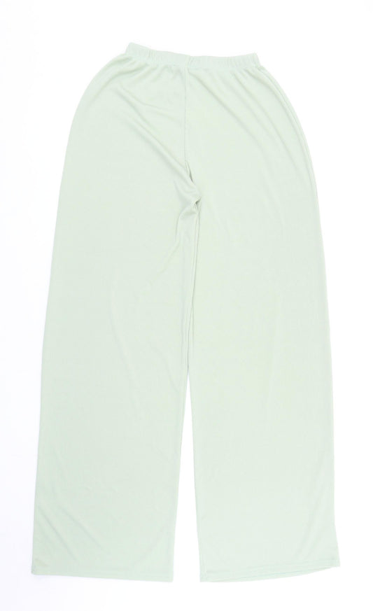 Womens UK Size 8 Stylewise Regular Fit Green Trousers