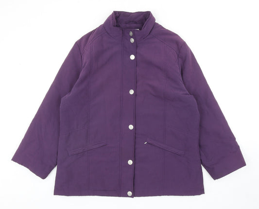 Womens UK Size 14 EWM Purple Jacket