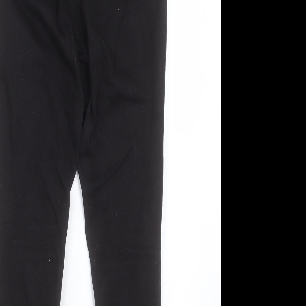 COLLUSION Womens Black Cotton Skinny Jeans Size 30 in L30 in Regular Button