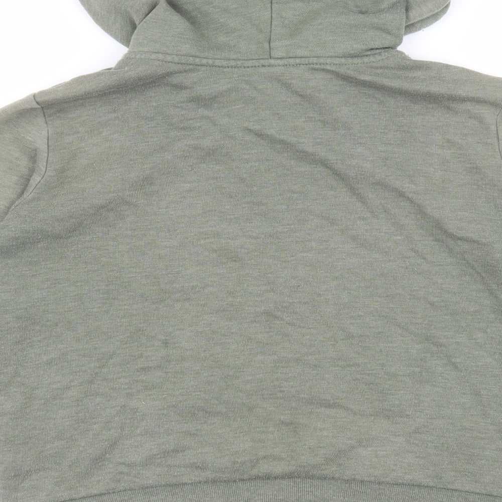 Womens UK Size S Divided by H&M Green Full Zip Sweatshirt