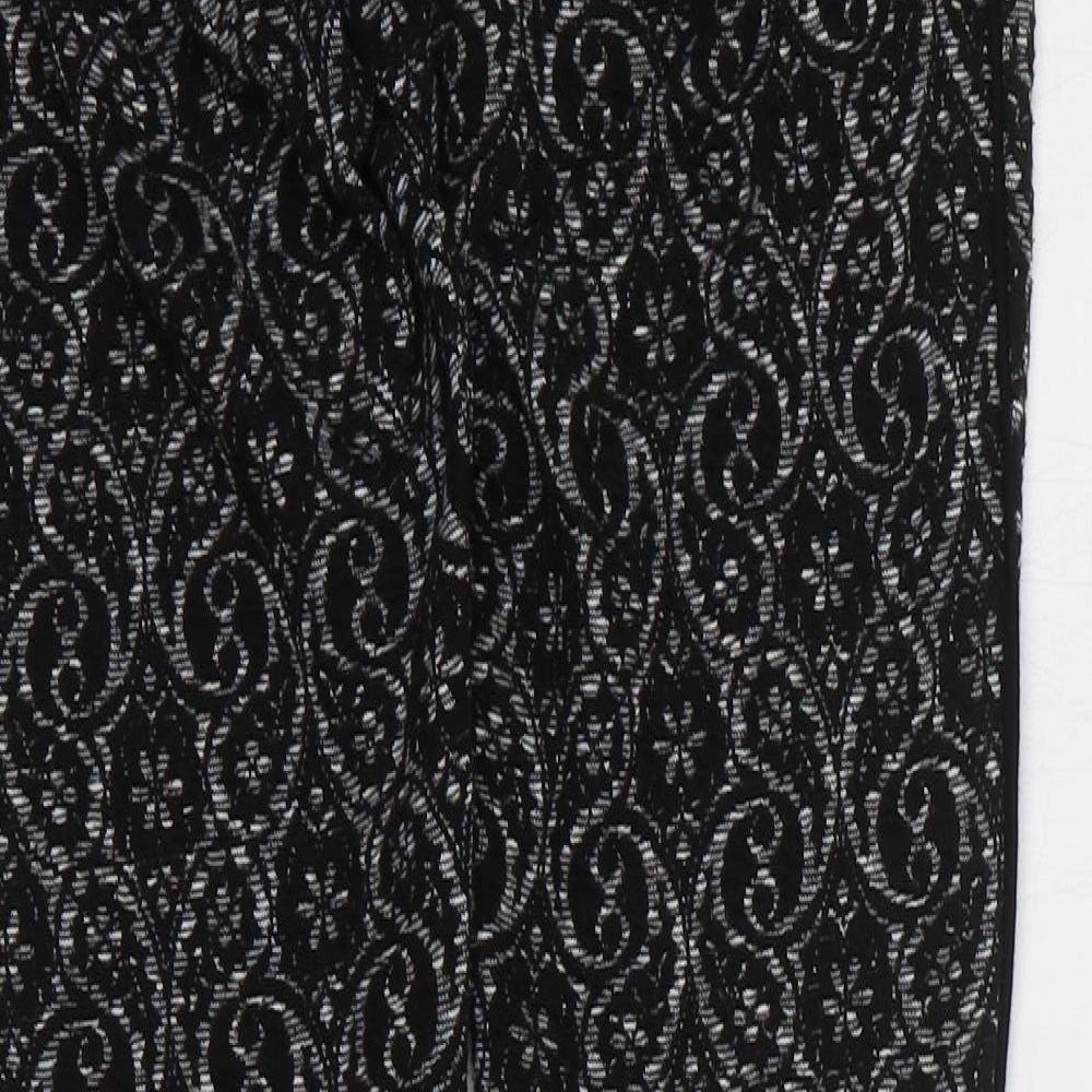 Womens UK Size 8 Preworn Jegging Black Leggings