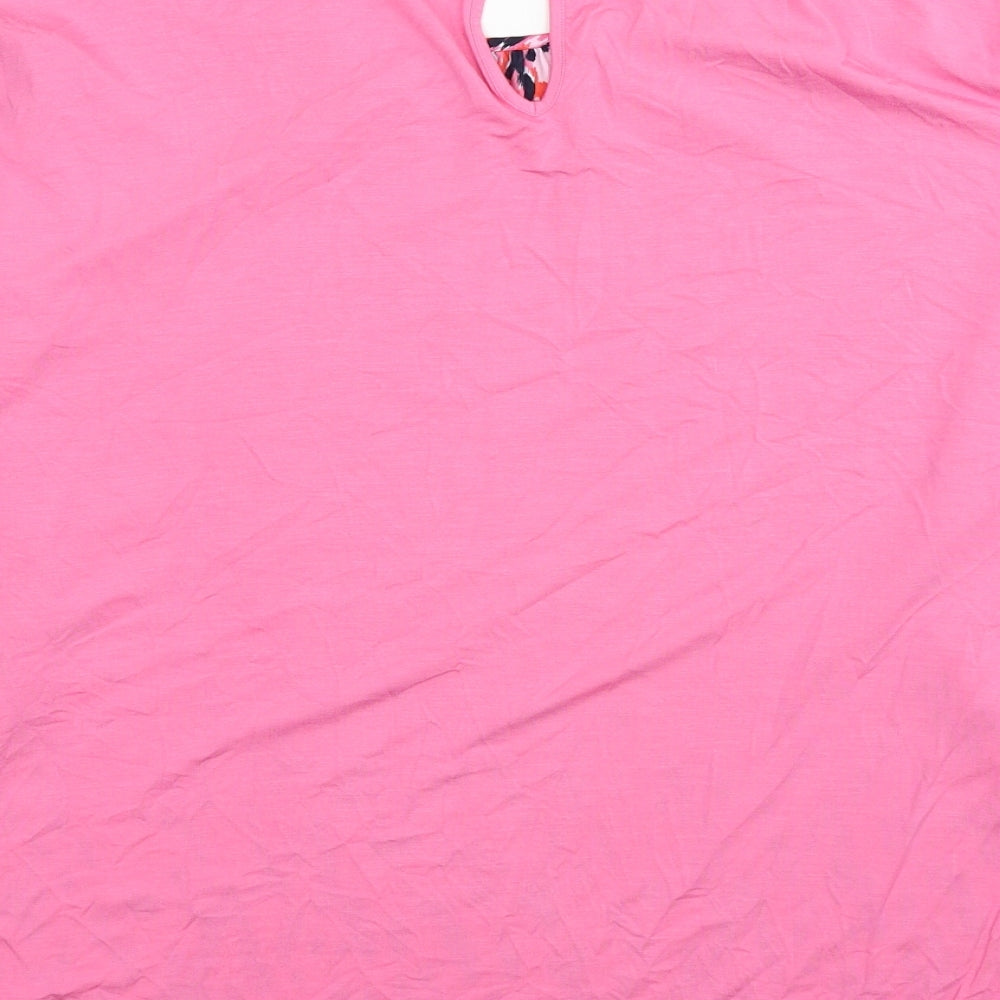 Womens UK Size 16 Marks and Spencer Pink Basic Blouse