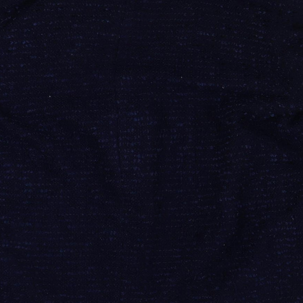 Womens UK Size 14 River Island Blue Pea Coat