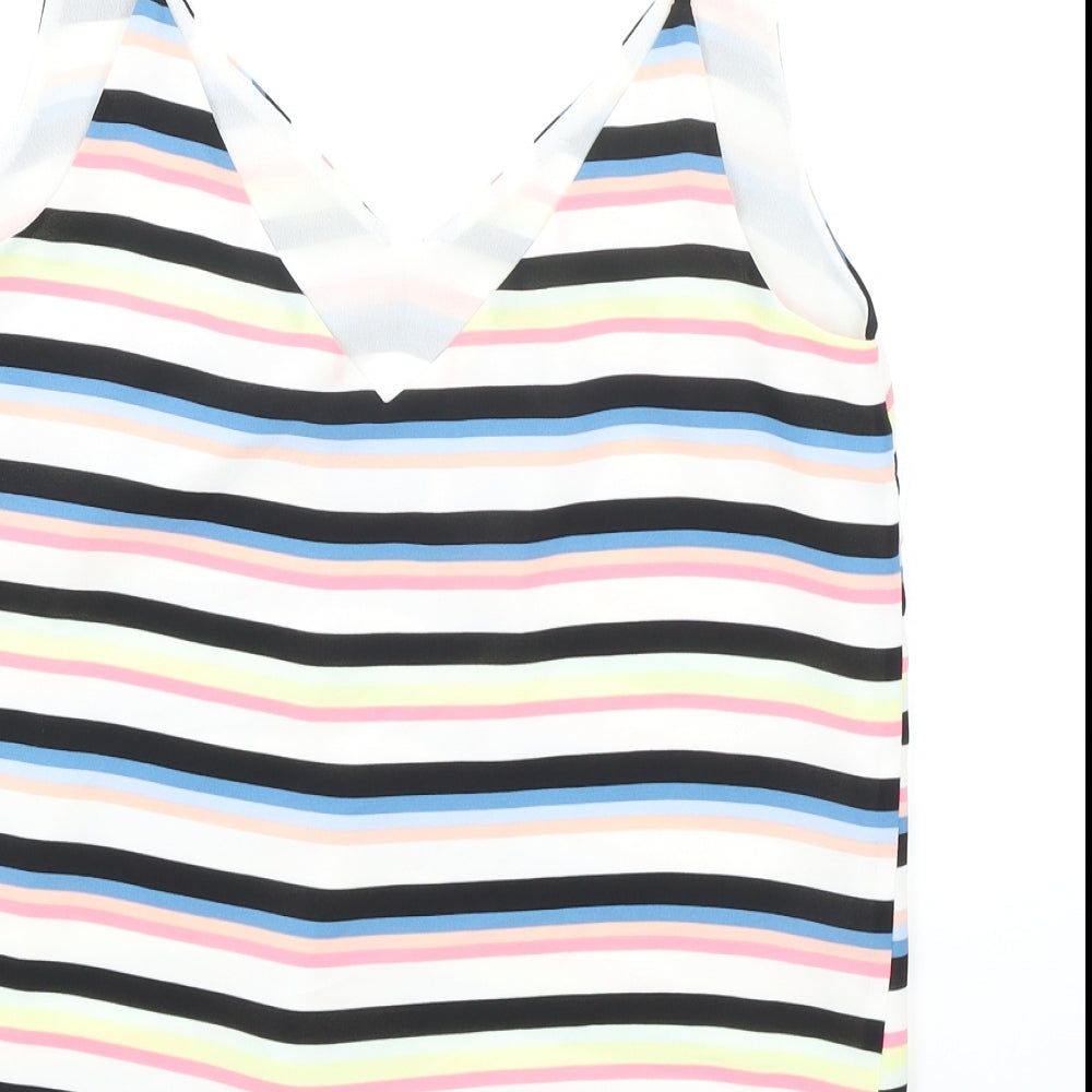 Womens UK Size 10 Oasis Multicoloured Camisole Tank