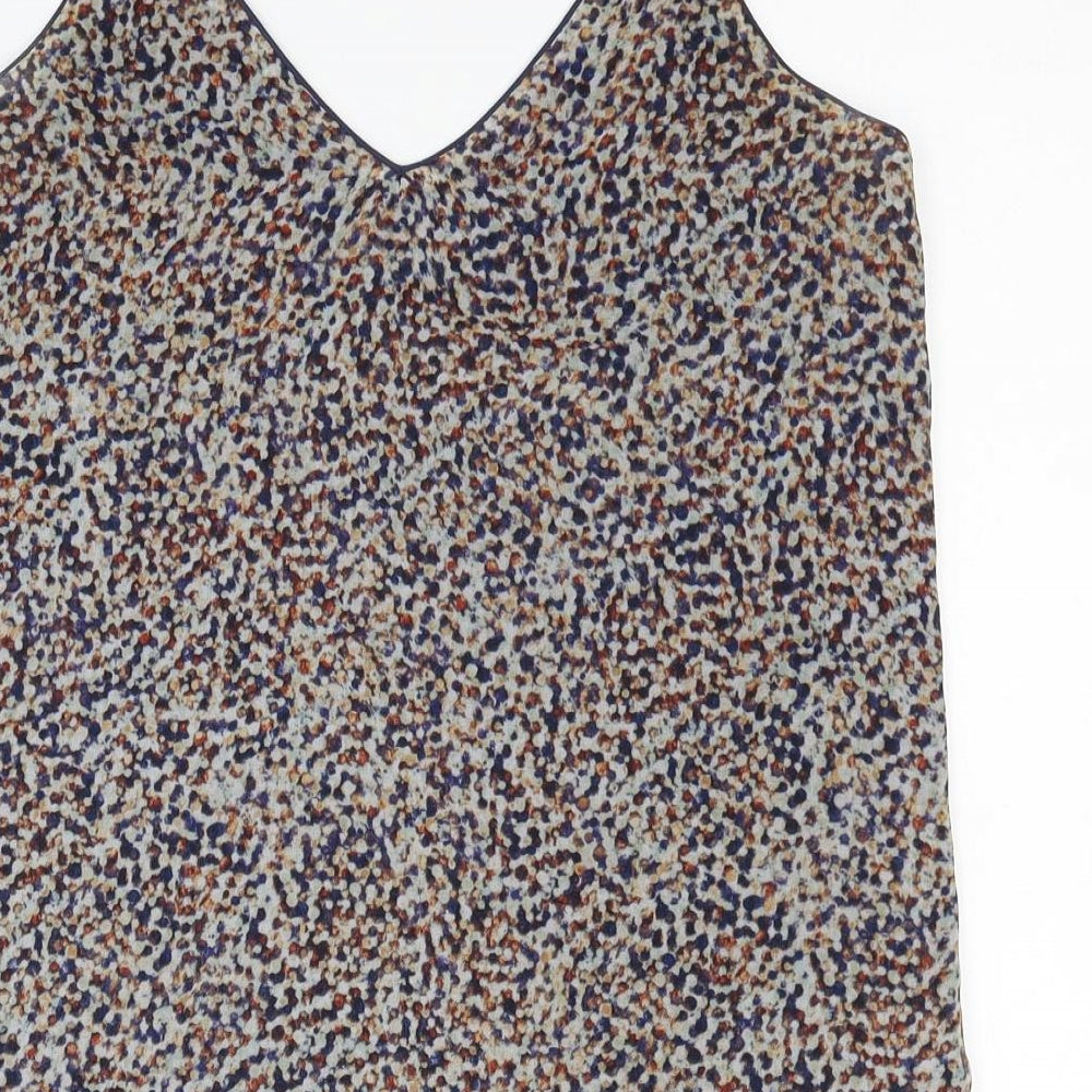 Womens UK Size S Zara Multicoloured Camisole Tank