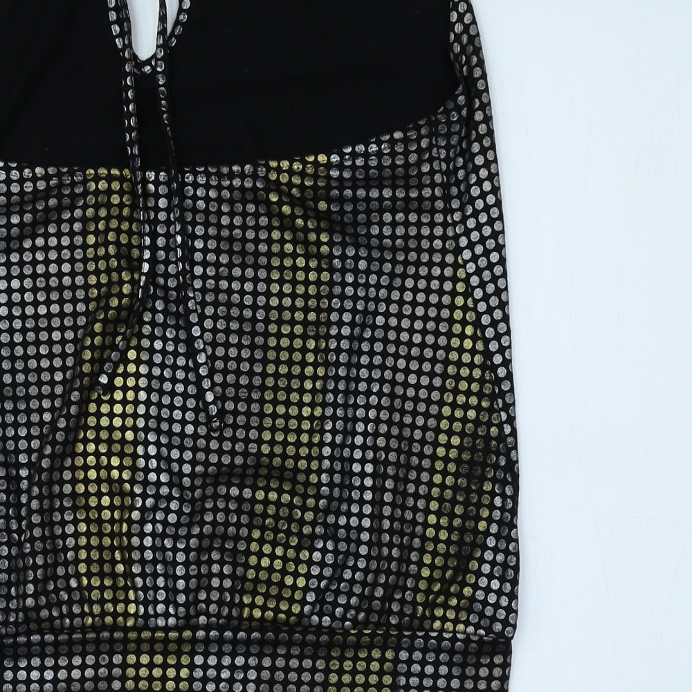 Womens UK Size 12 New Look Black Basic Blouse