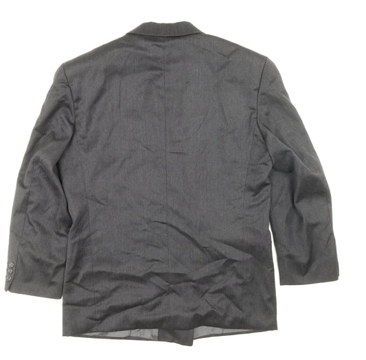 Mens UK Size 38 Burton Regular Grey Suit Jacket