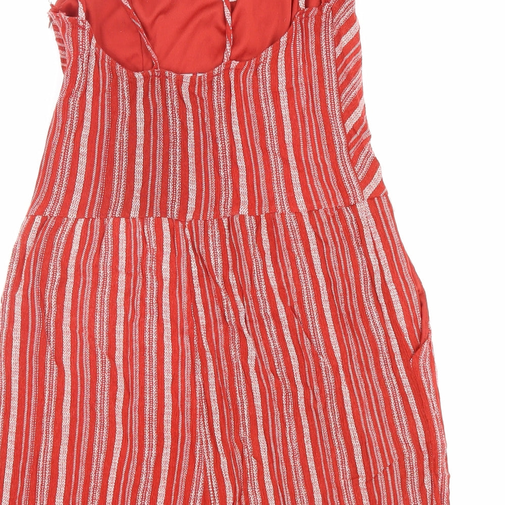 One Clothing Womens Red 100% Polyester Shorts One-Piece Size S L3 in Zip