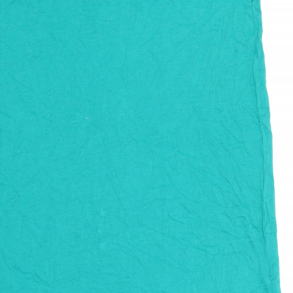 Womens UK Size L Marks and Spencer Green Basic Tank