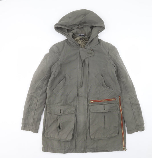 Womens UK Size XS Zara Green Jacket