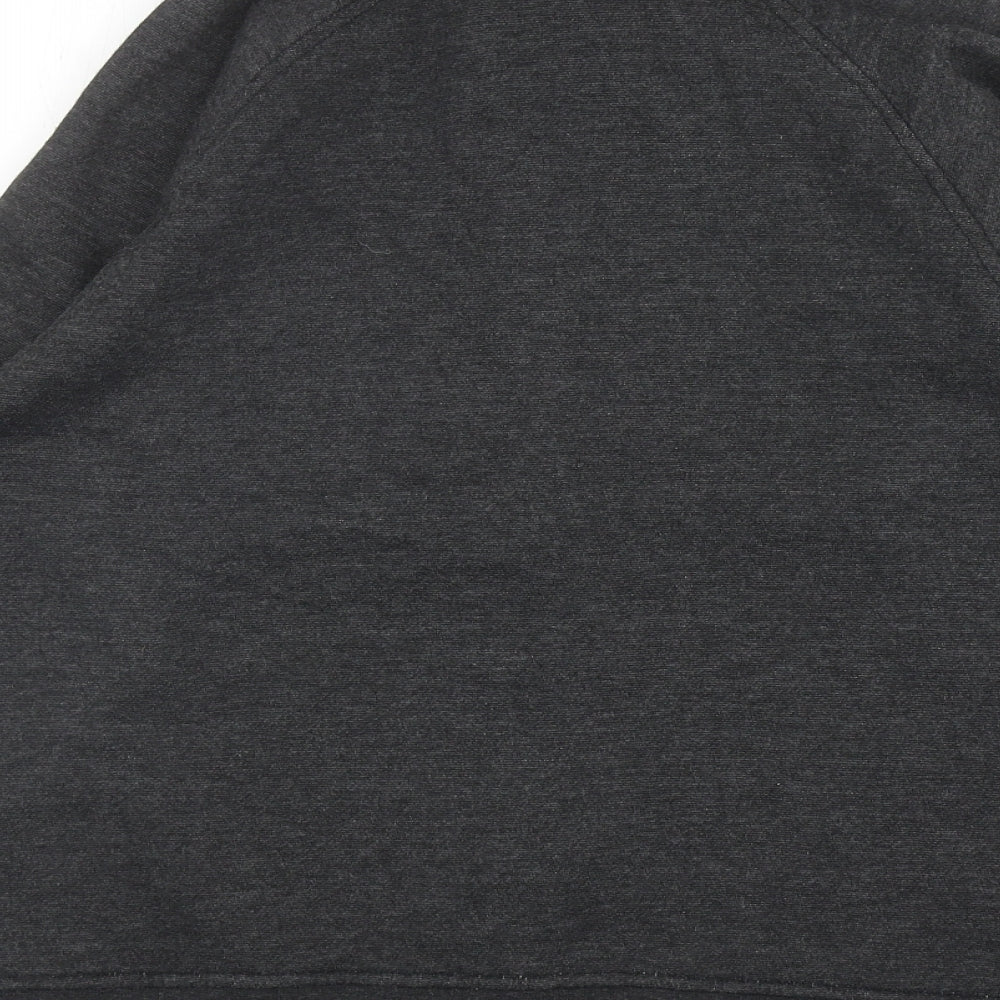 Womens UK Size 10 LA Gear Grey Full Zip Sweatshirt