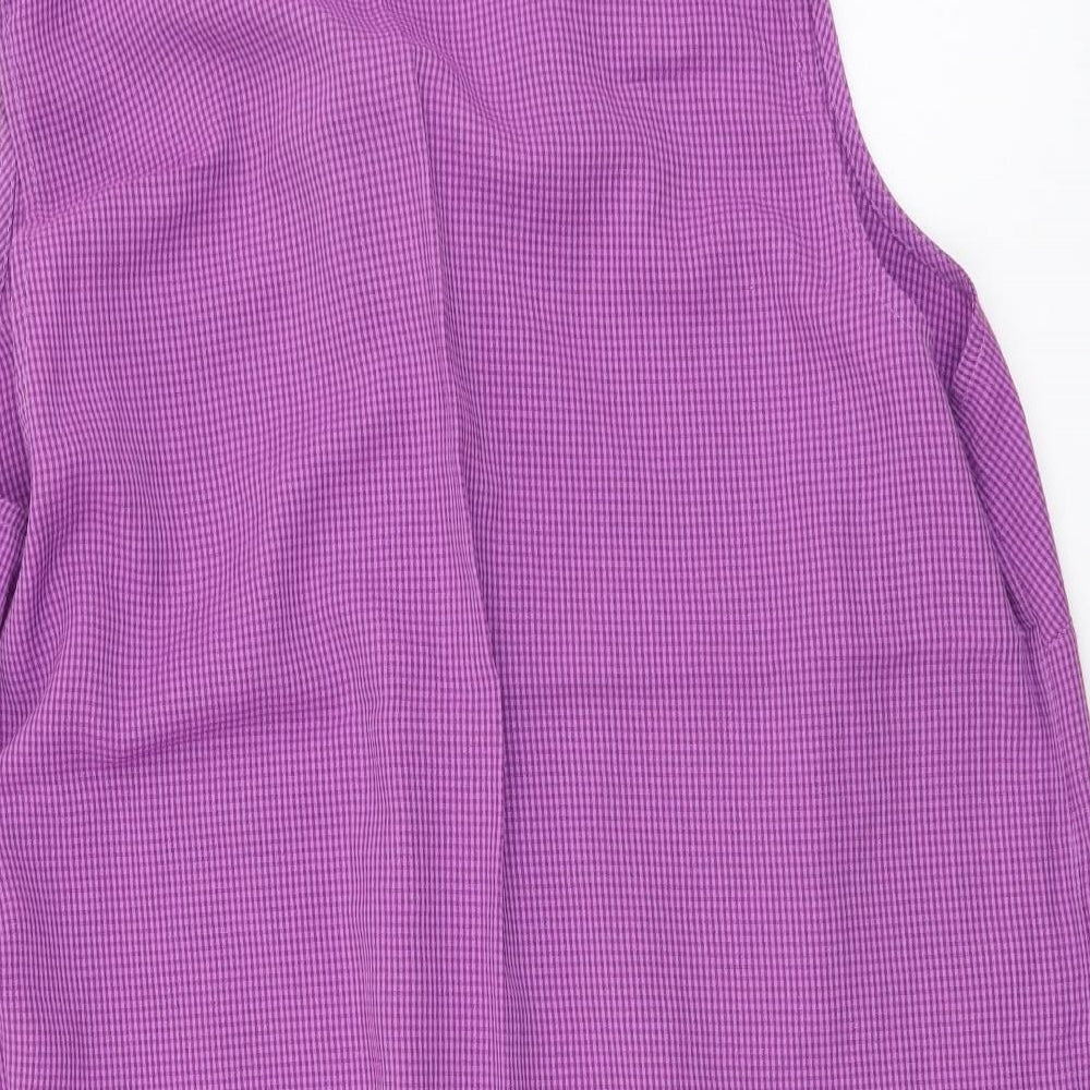 Womens UK Size 20 essence Purple Basic Button-Up