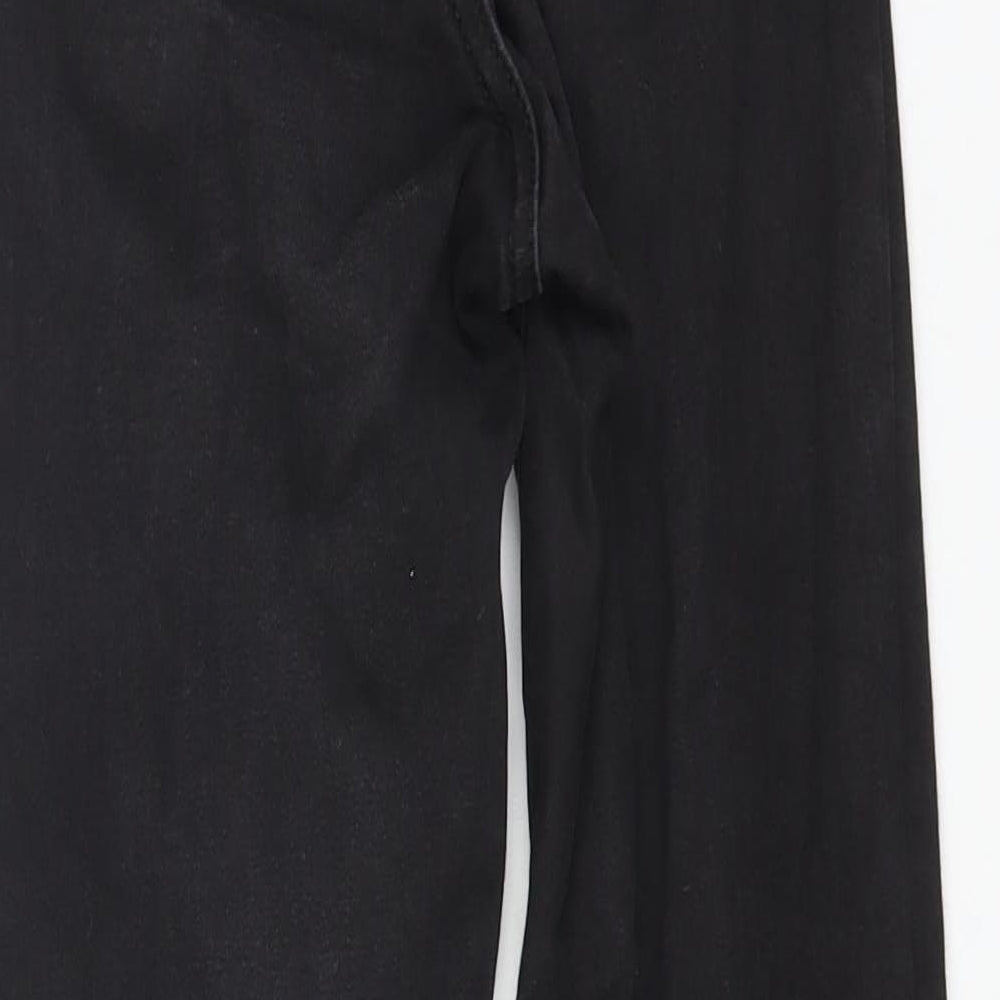 ASOS Womens Black Cotton Skinny Jeans Size 25 in L30 in Regular Zip